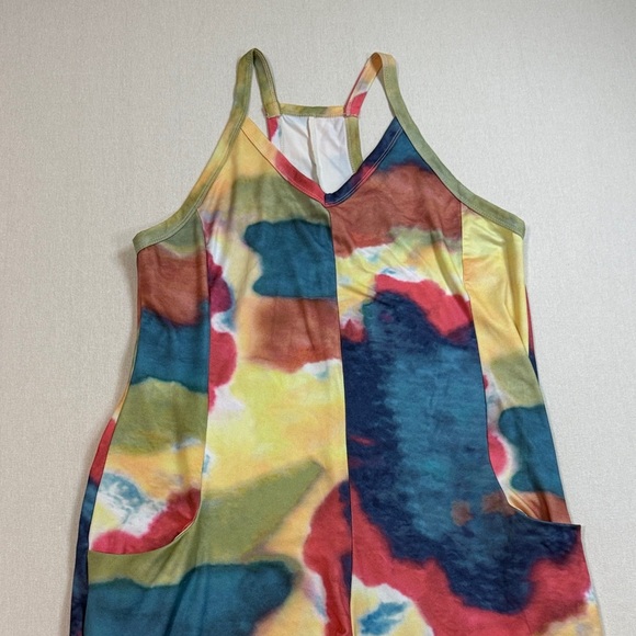 Colorful Women's Jeans Overalls - Picture 2 of 9